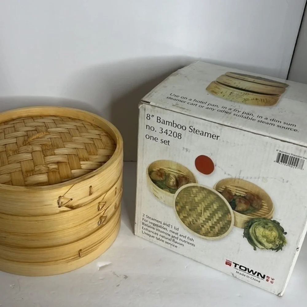 TOWN, 8 INCG BAMBOO STEAMER